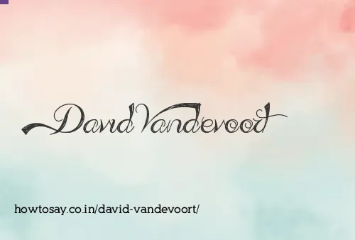 David Vandevoort