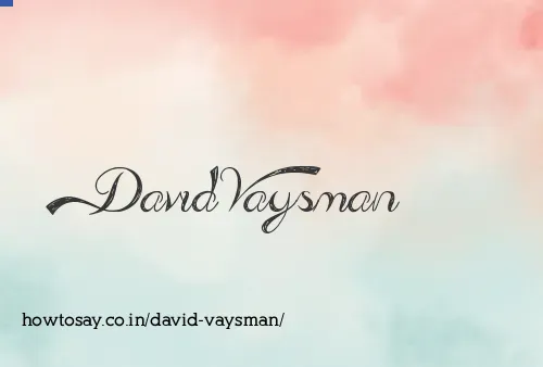 David Vaysman
