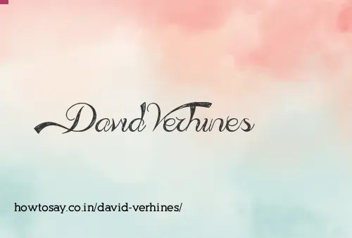 David Verhines
