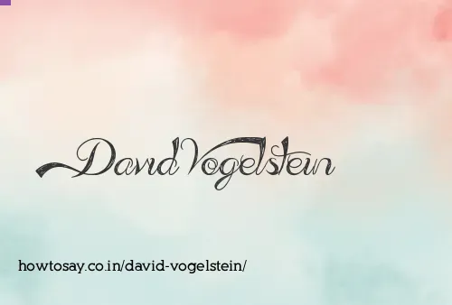 David Vogelstein