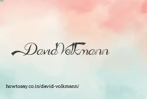 David Volkmann