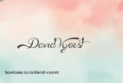 David Vyorst
