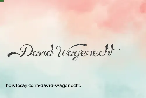 David Wagenecht