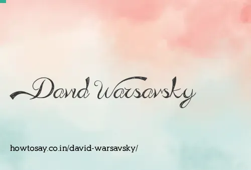 David Warsavsky