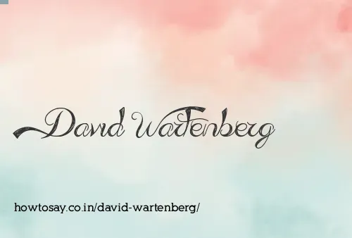 David Wartenberg