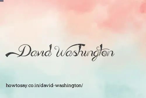 David Washington