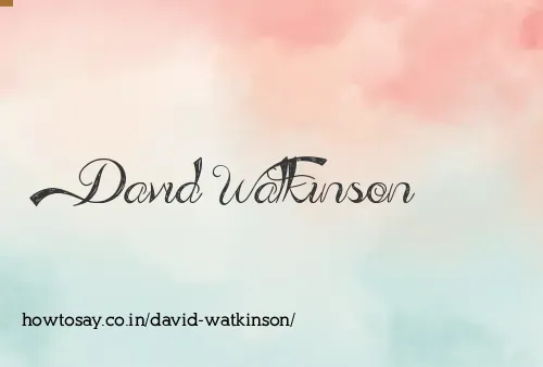 David Watkinson