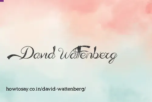 David Wattenberg