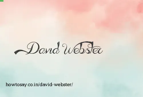 David Webster