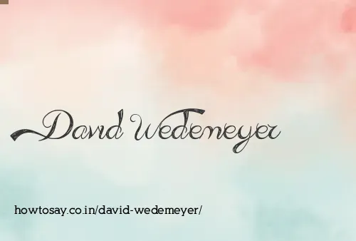 David Wedemeyer