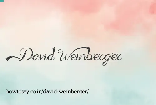 David Weinberger
