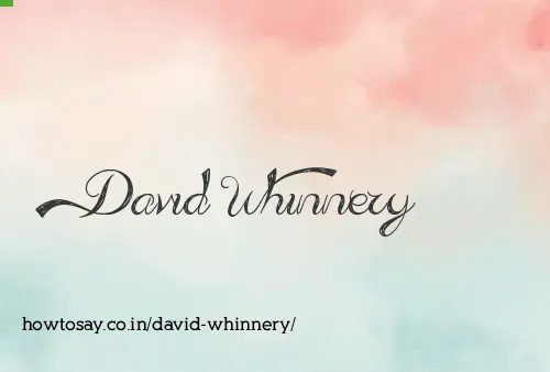 David Whinnery