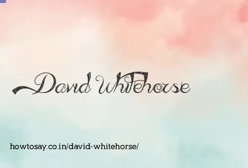 David Whitehorse