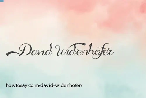 David Widenhofer