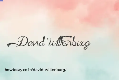 David Wiltenburg