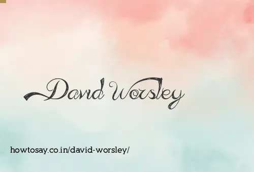 David Worsley