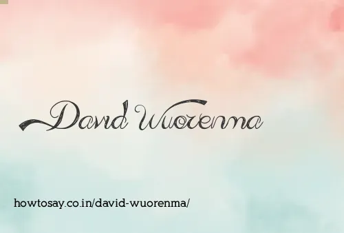 David Wuorenma