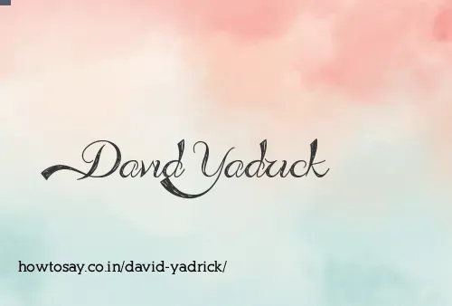 David Yadrick