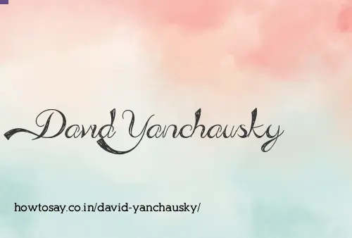 David Yanchausky