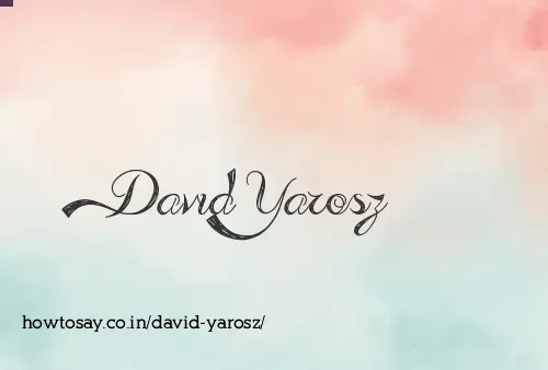 David Yarosz