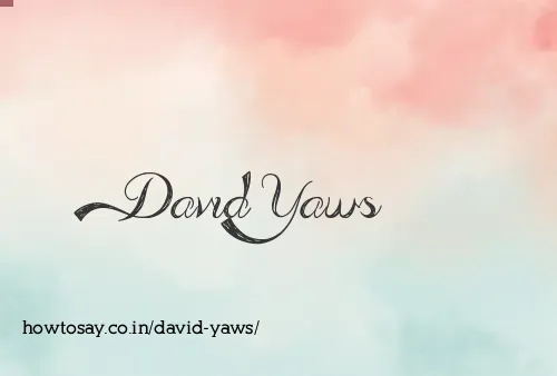 David Yaws