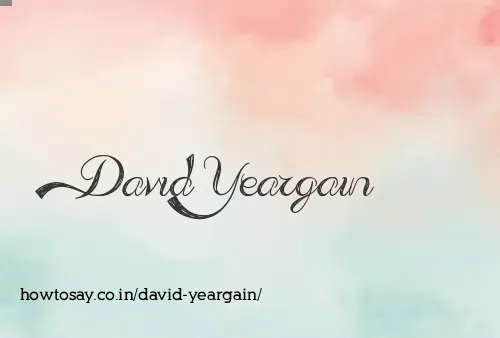 David Yeargain