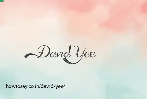 David Yee
