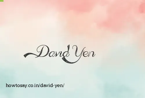 David Yen