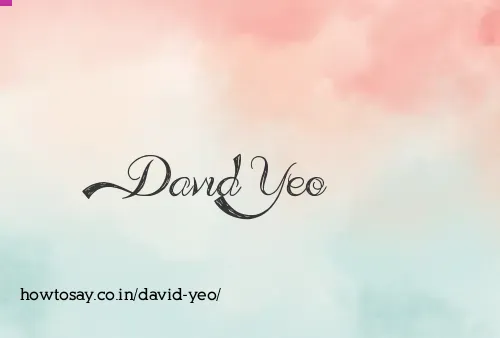 David Yeo