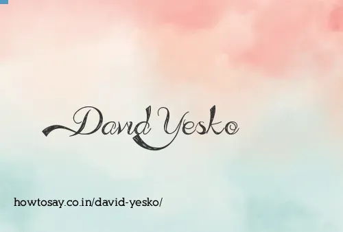 David Yesko