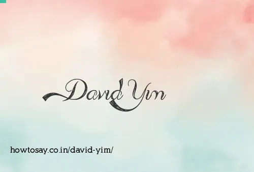 David Yim