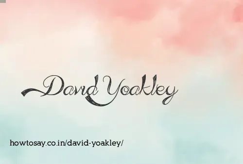 David Yoakley