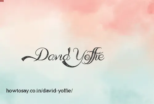 David Yoffie