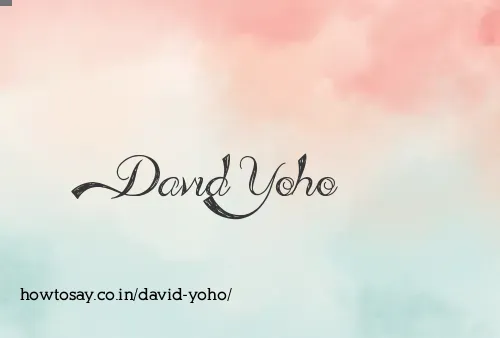 David Yoho