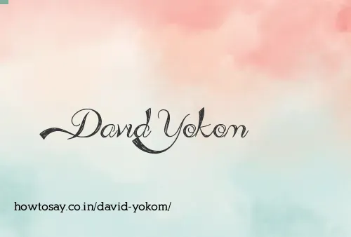 David Yokom