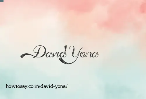 David Yona