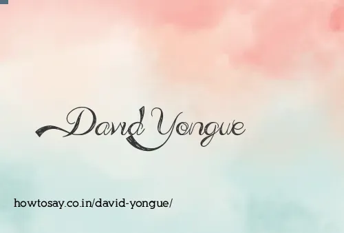 David Yongue