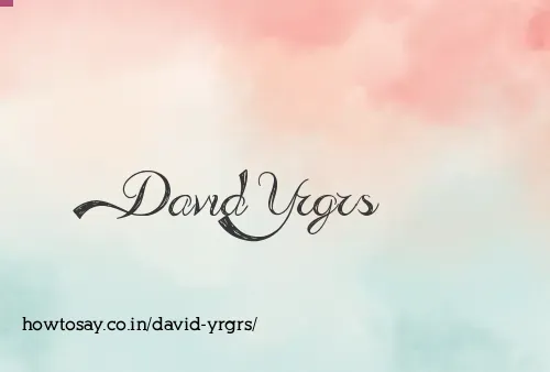 David Yrgrs