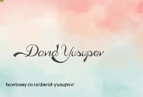 David Yusupov