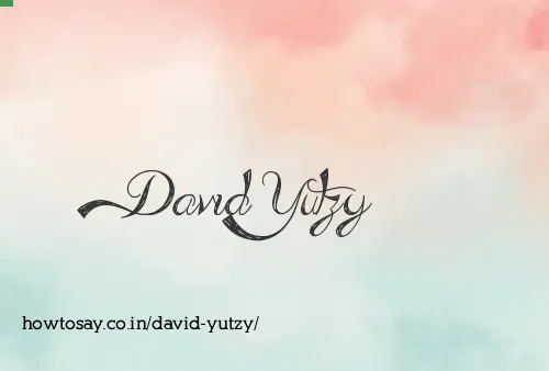 David Yutzy