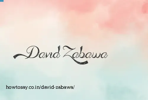 David Zabawa