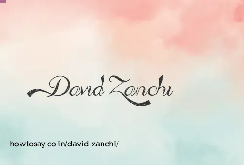 David Zanchi