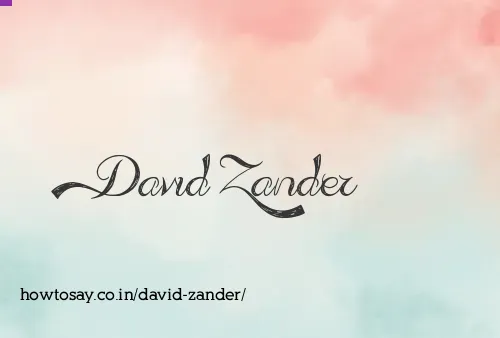 David Zander