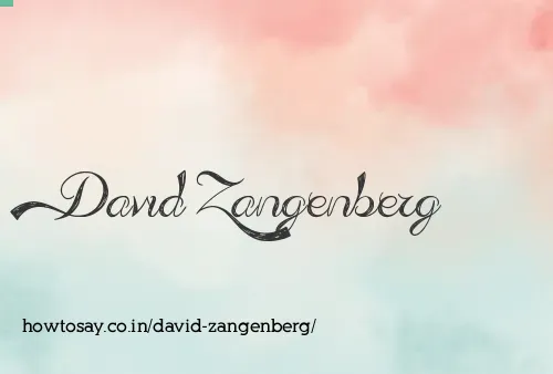 David Zangenberg