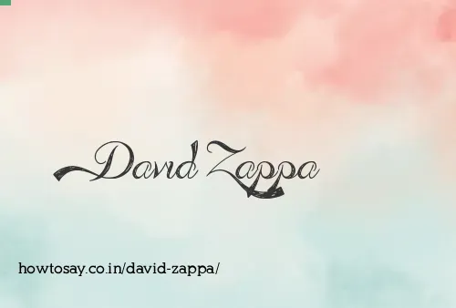 David Zappa