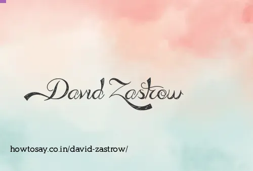 David Zastrow