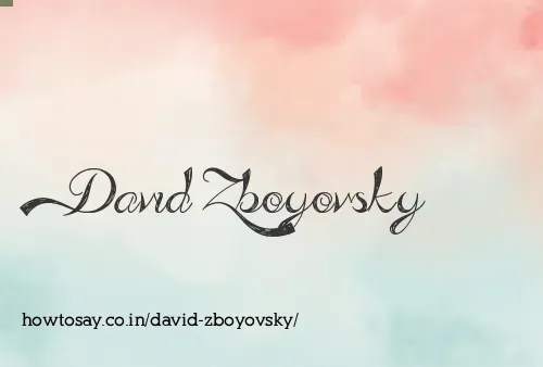 David Zboyovsky