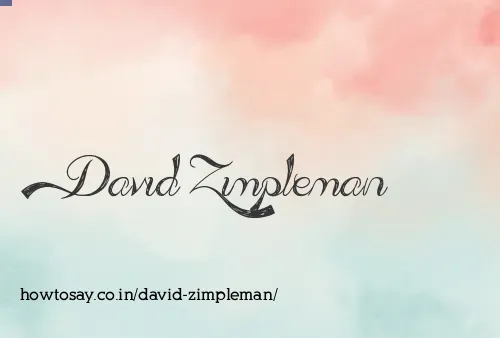 David Zimpleman