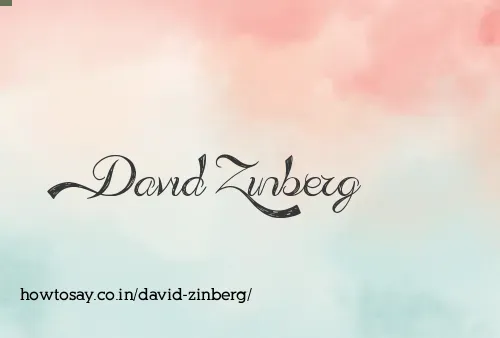 David Zinberg