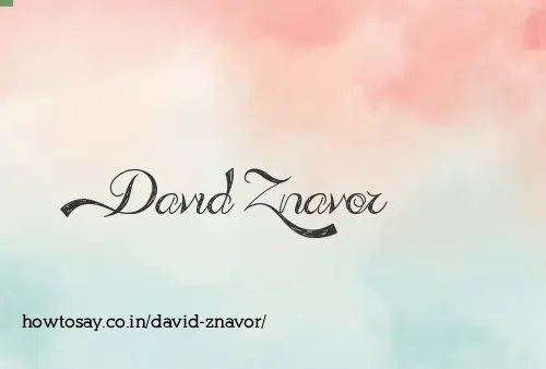 David Znavor